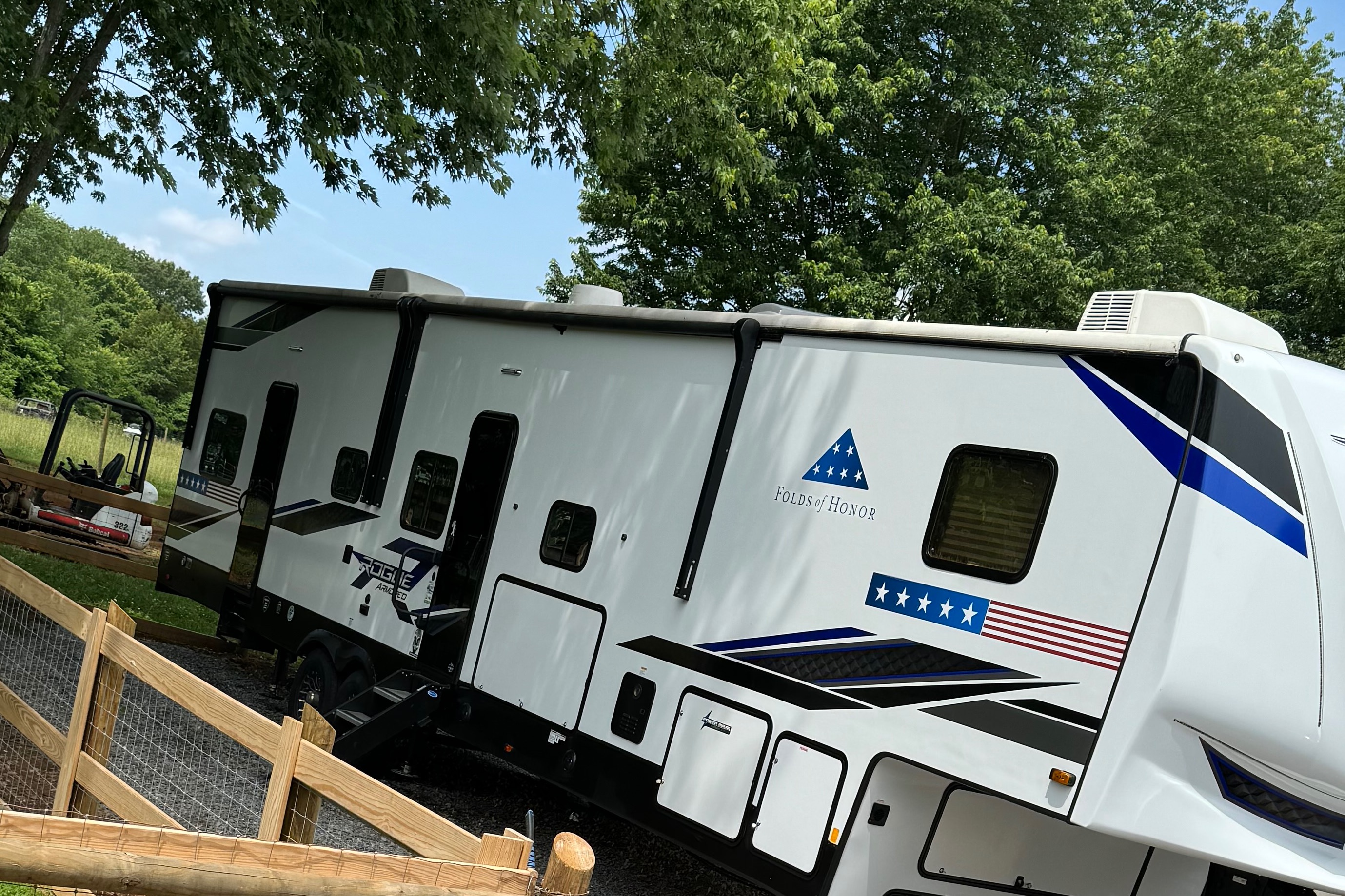 The Sartains Forest River Rogue Armored Fifth Wheel