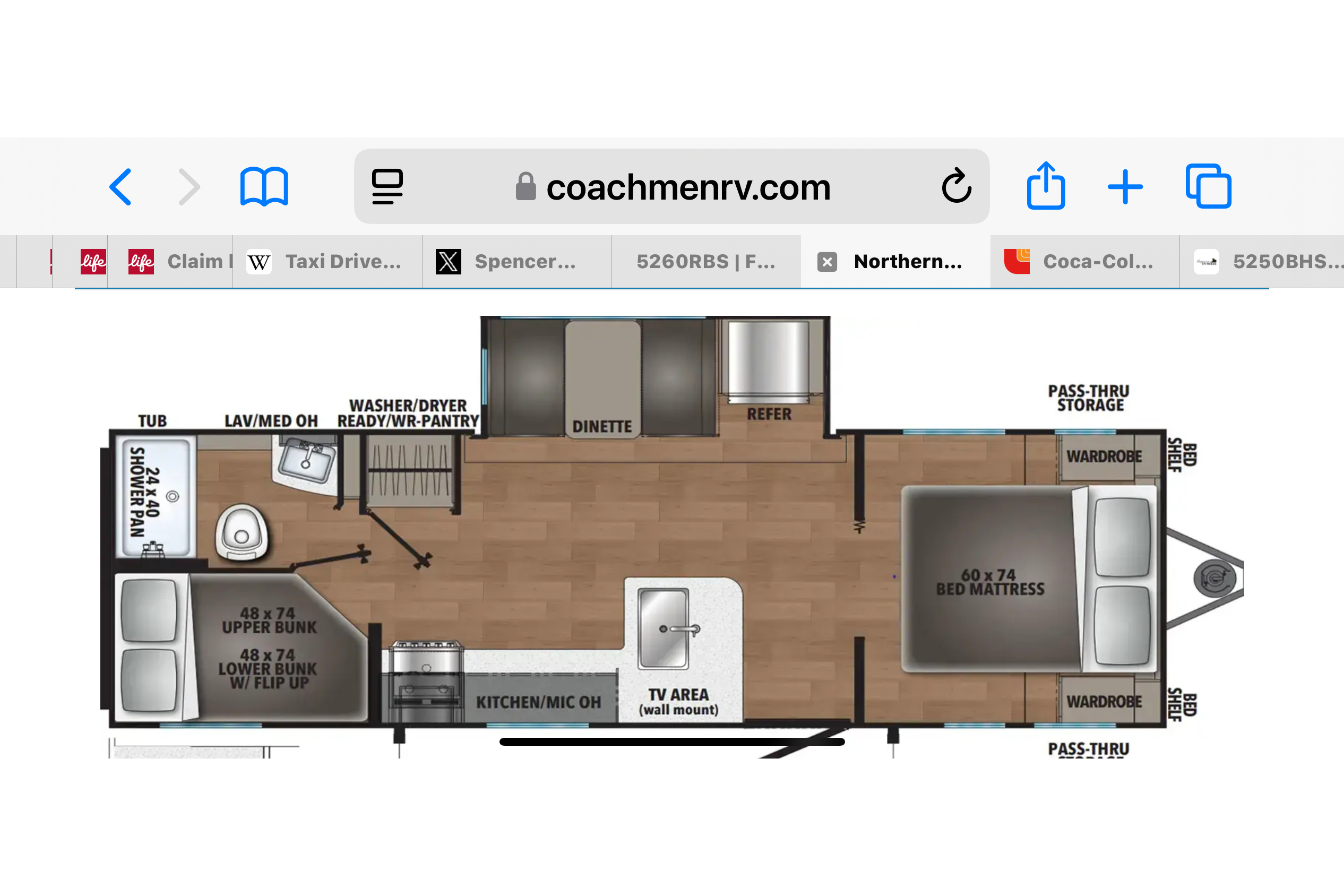 The Vzey's Coachmen Northern Spirit Travel Trailer