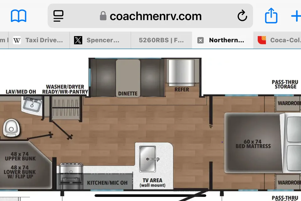 The Vzey's Coachmen Northern Spirit Travel Trailer