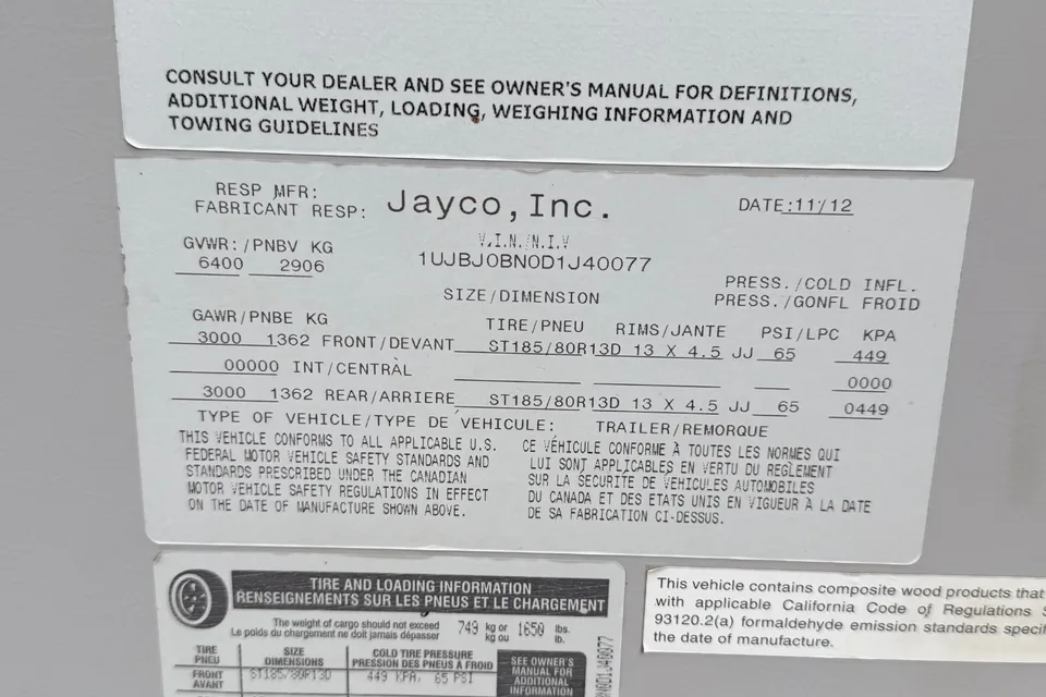 Lee's Jayco Jay Flight 254 Travel Trailer