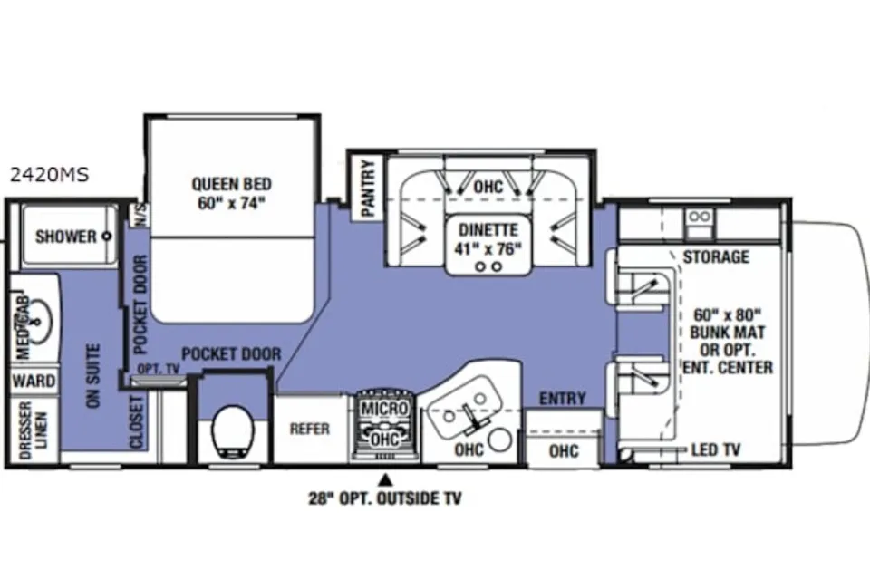 Darling Forest River Sunseeker 2420MS Ford Class C