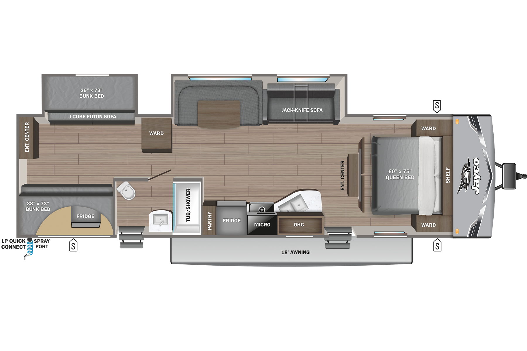 2025 BRAND NEW! Jayco Jay Flight SLX 321BDS