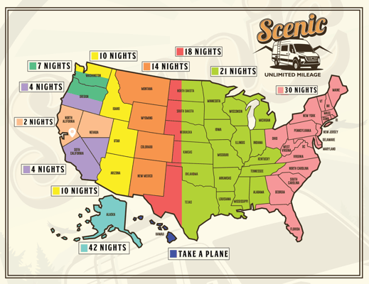 Scenic Vans' COMING SOON New & Improved "The Zion" - Unlimited Mileage