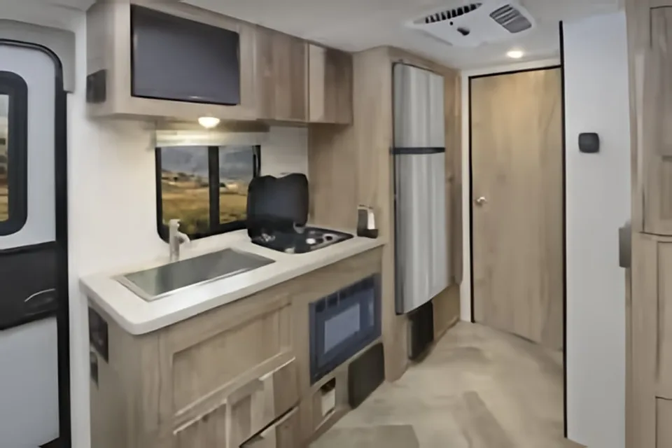 [Delivery Only] Family Bunkhouse Camper w/ Slide