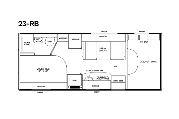Your goldilocks RV, perfect for any experience! 2022 Alp Adventurer 23'