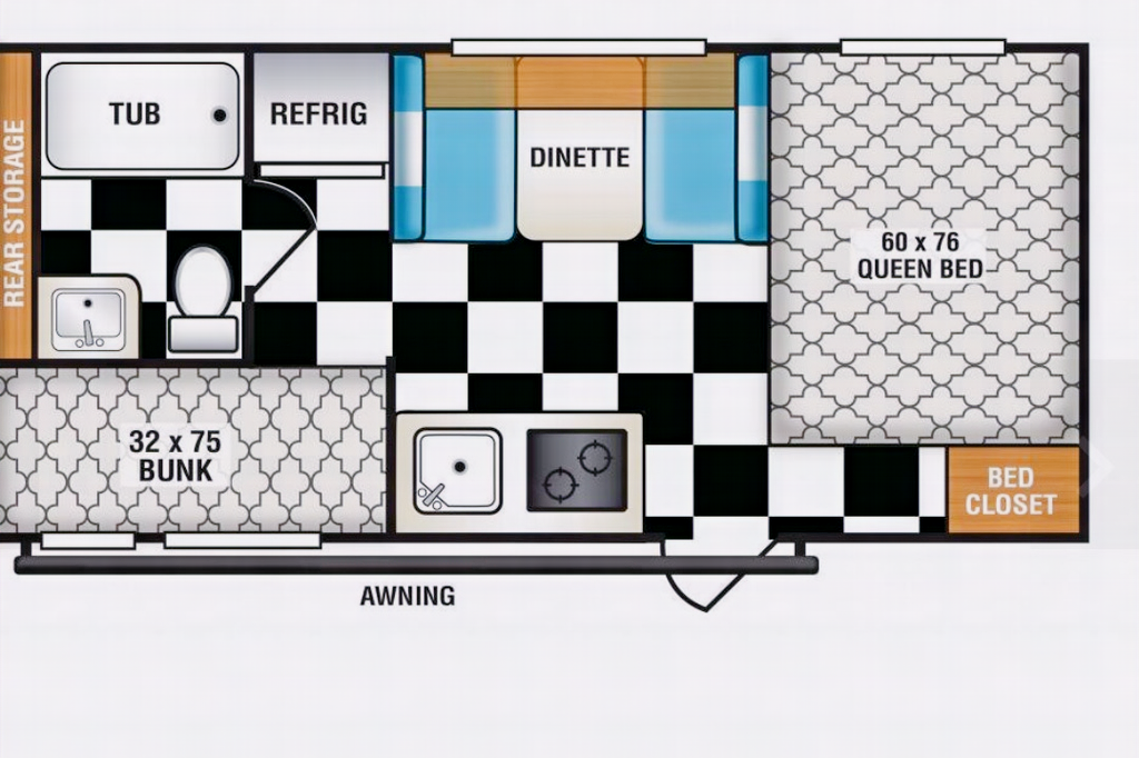 Corrine's Modern Retro Trailer