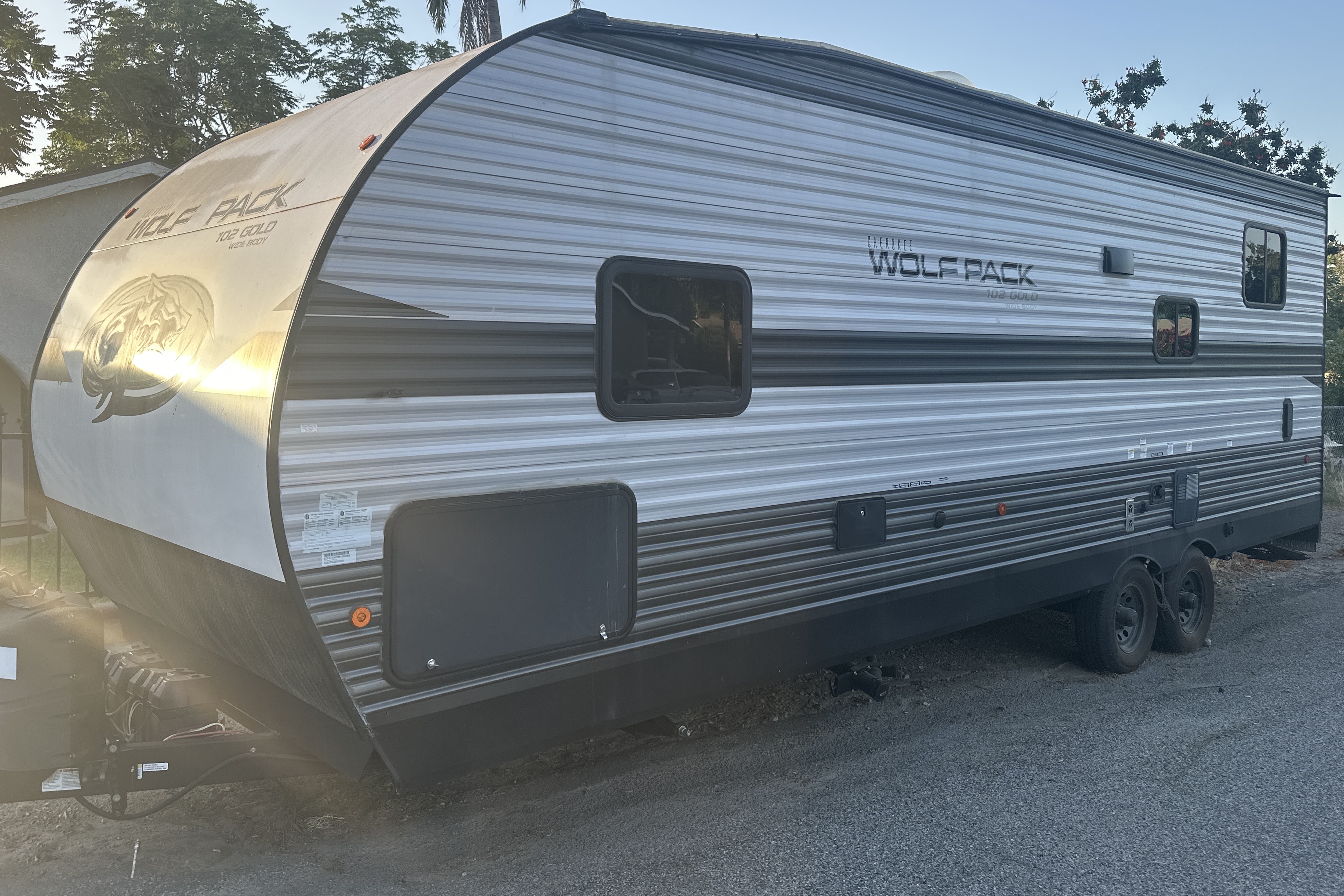 Angel's Forest River Forest river 24 gold Toy Hauler