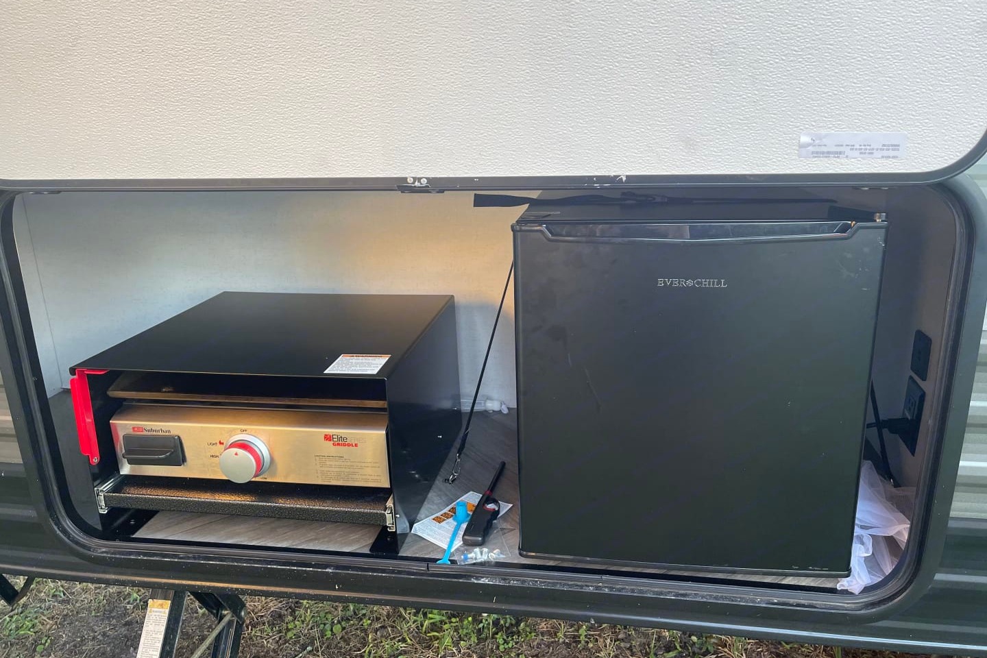 The Cook's Cozy Kid Approved Camper Trailer