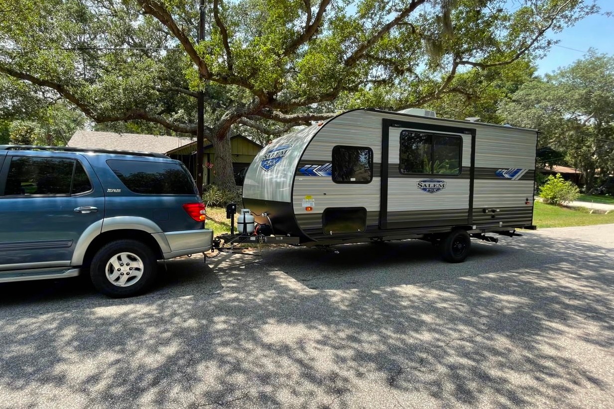 The Cook's Cozy Kid Approved Camper Trailer
