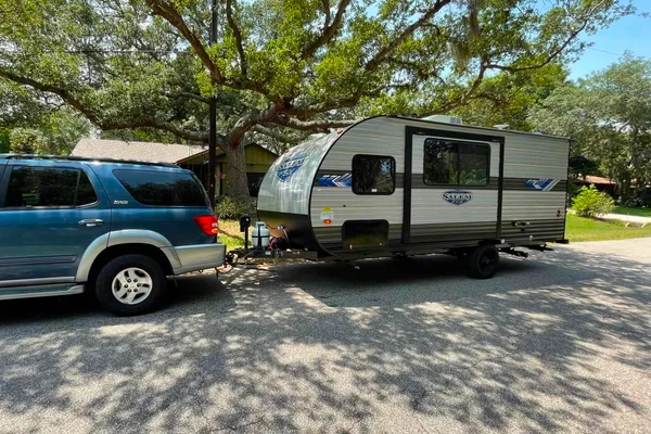 The Cook's Cozy Kid Approved Camper Trailer