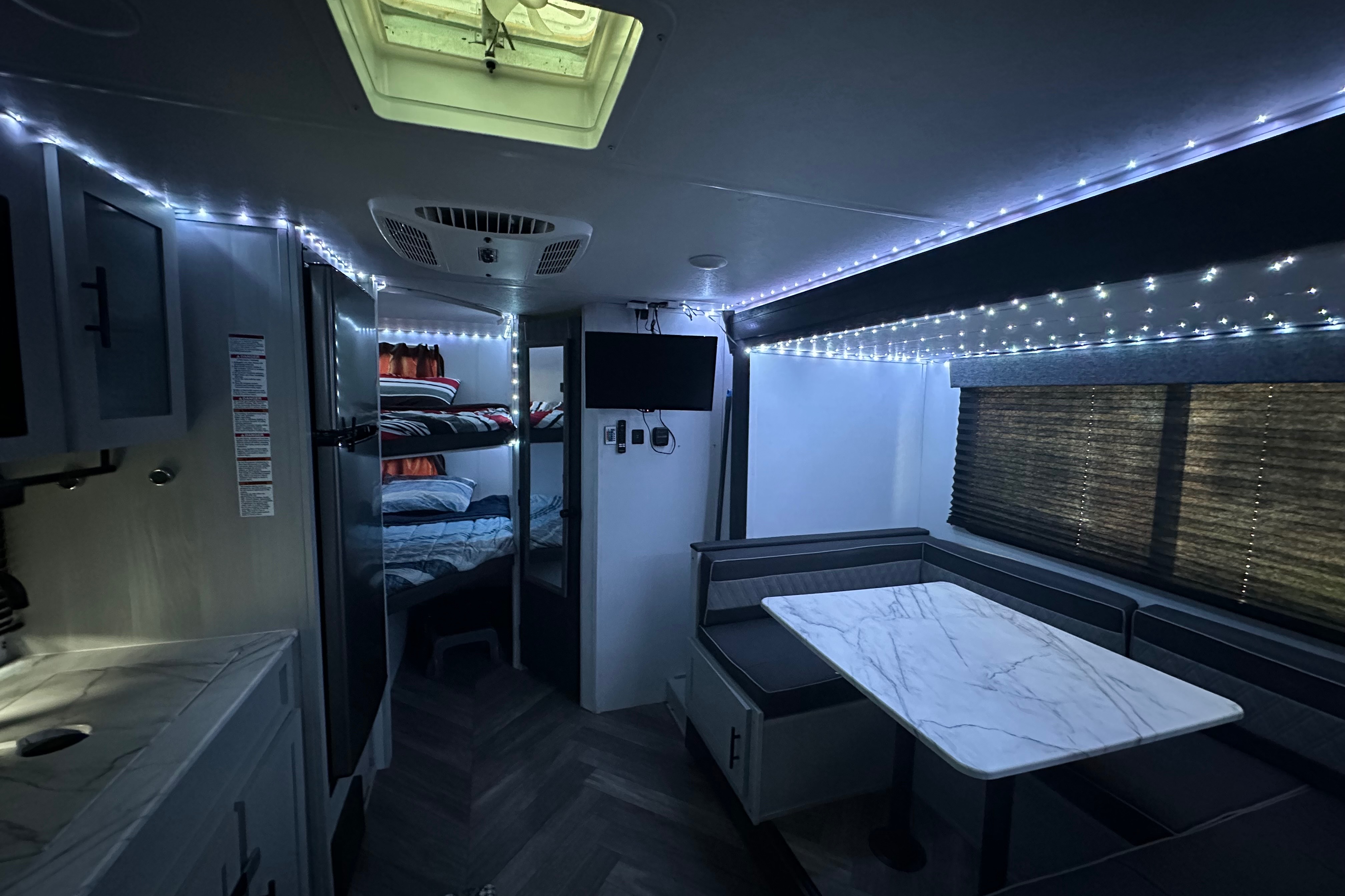The Cook's Cozy Kid Approved Camper Trailer