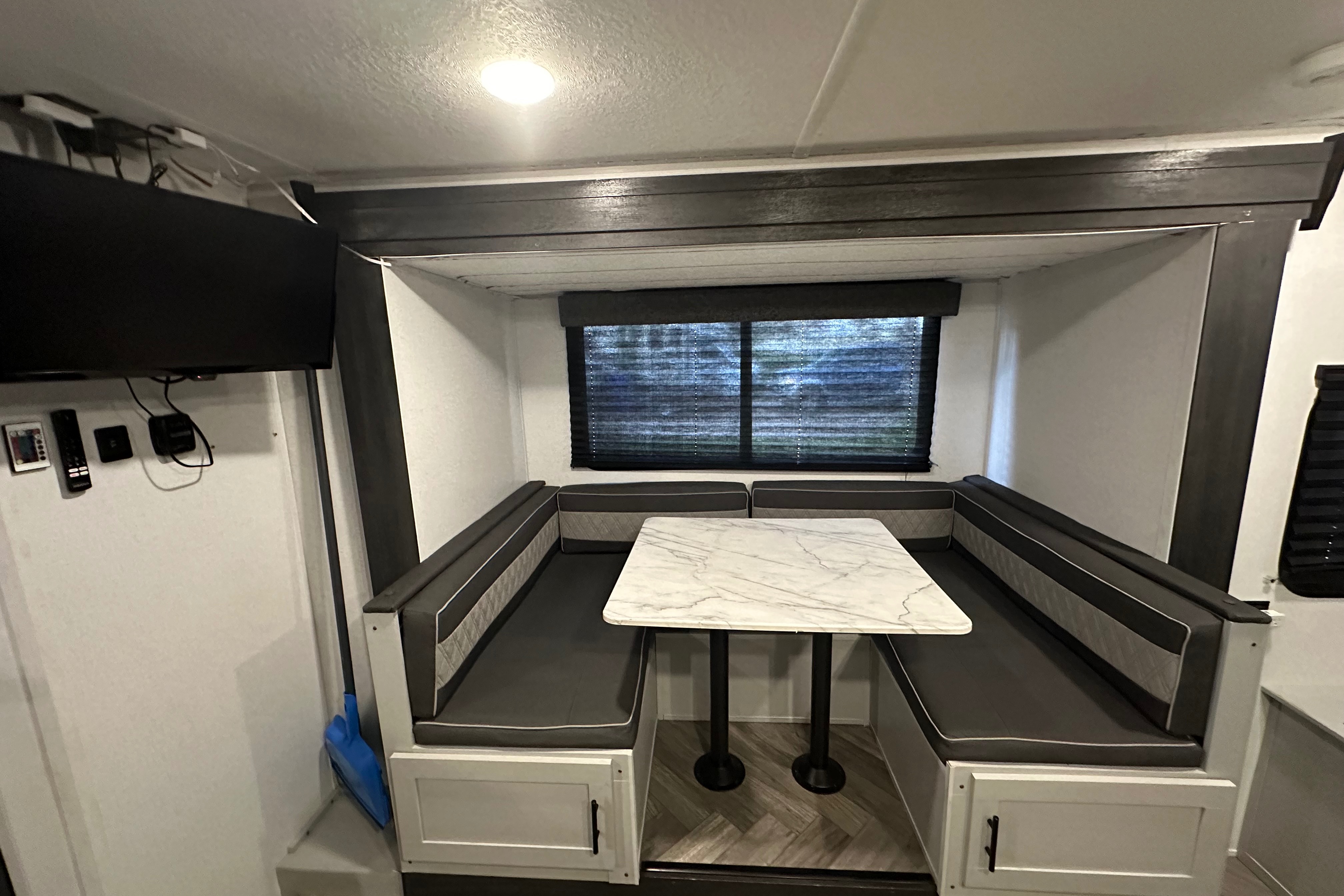 The Cook's Cozy Kid Approved Camper Trailer