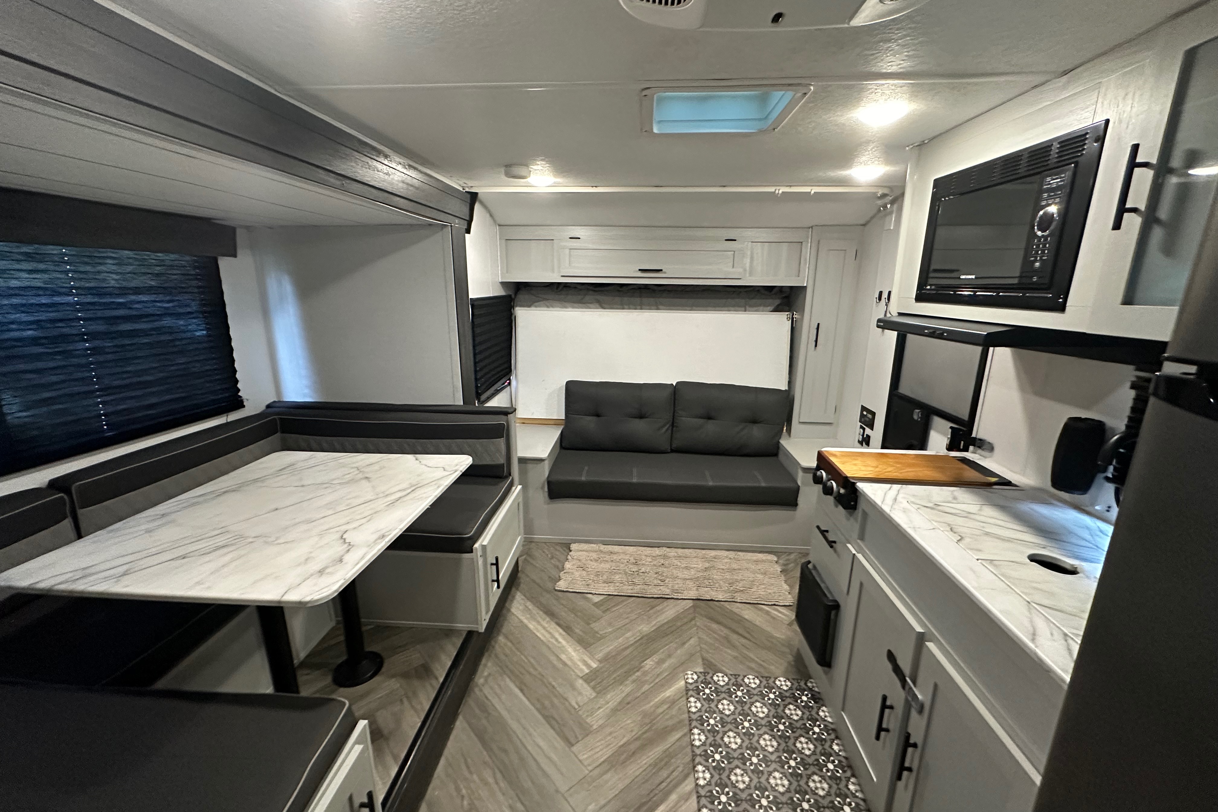 The Cook's Cozy Kid Approved Camper Trailer