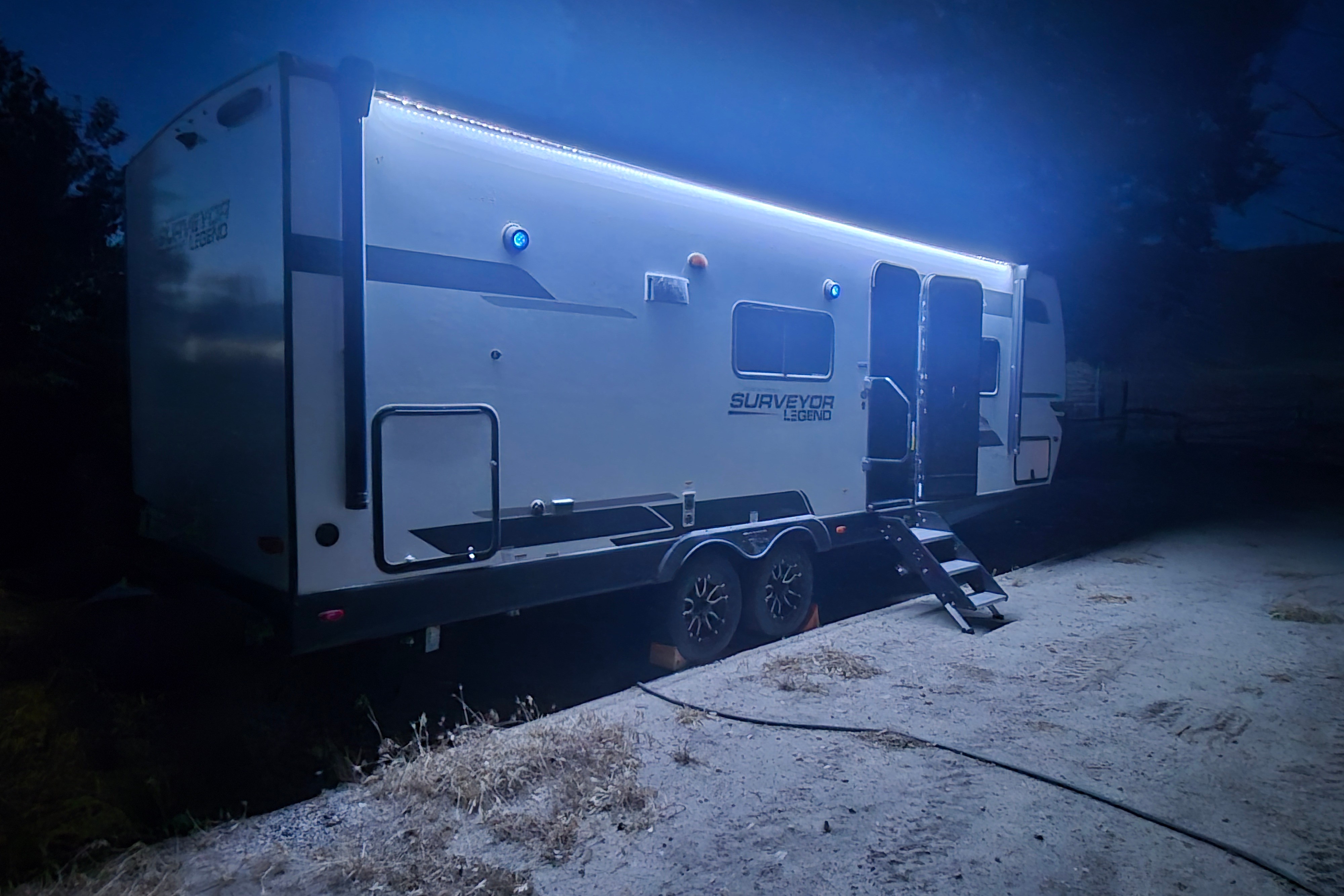 Reyes's Forest River Surveyor legend Travel Trailer