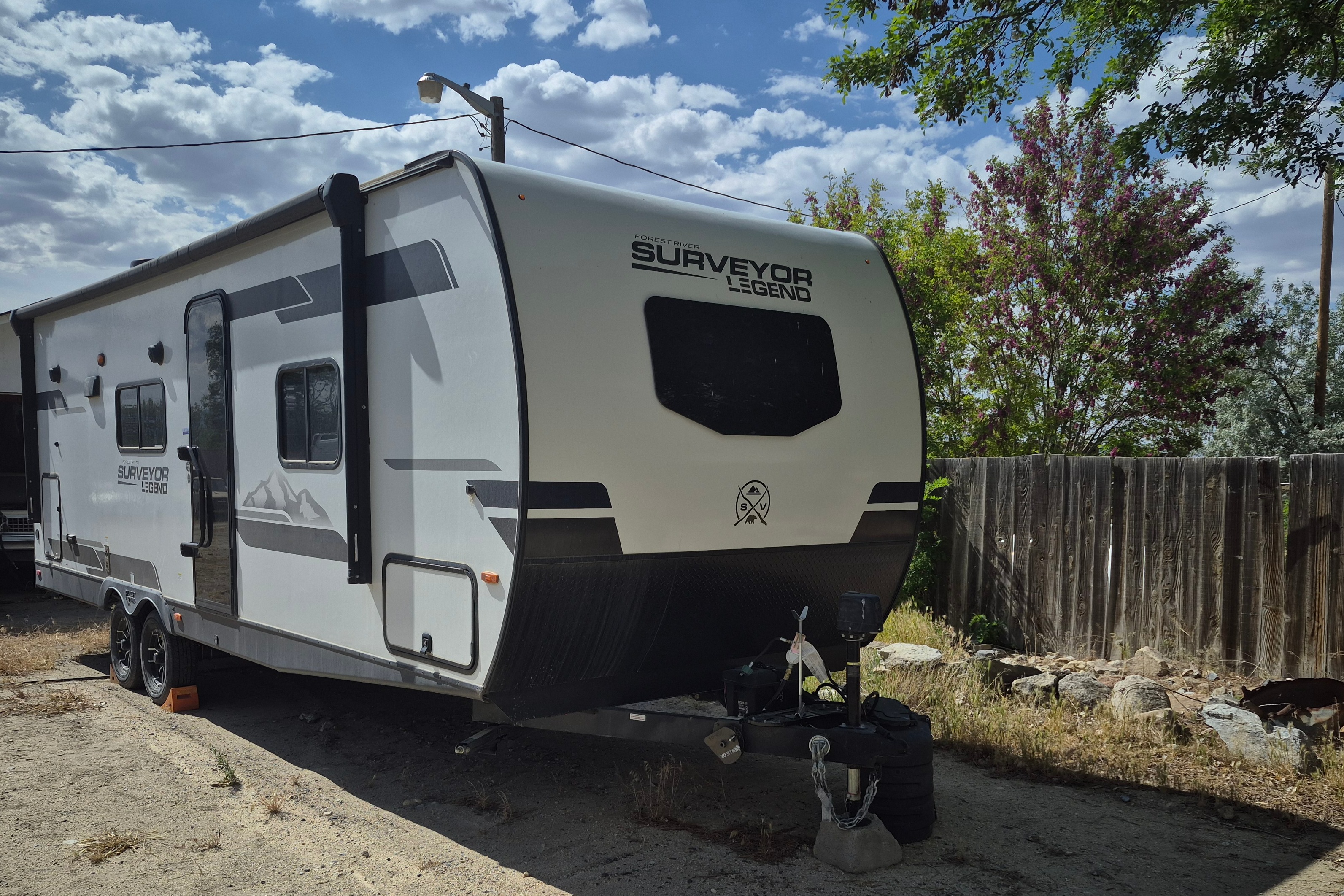 Reyes's Forest River Surveyor legend Travel Trailer