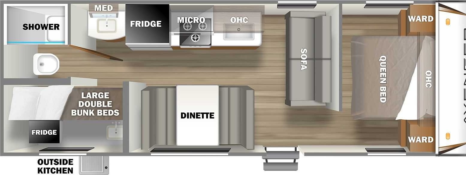 True North's 2023 Prime Time avenger 26bk Travel Trailer