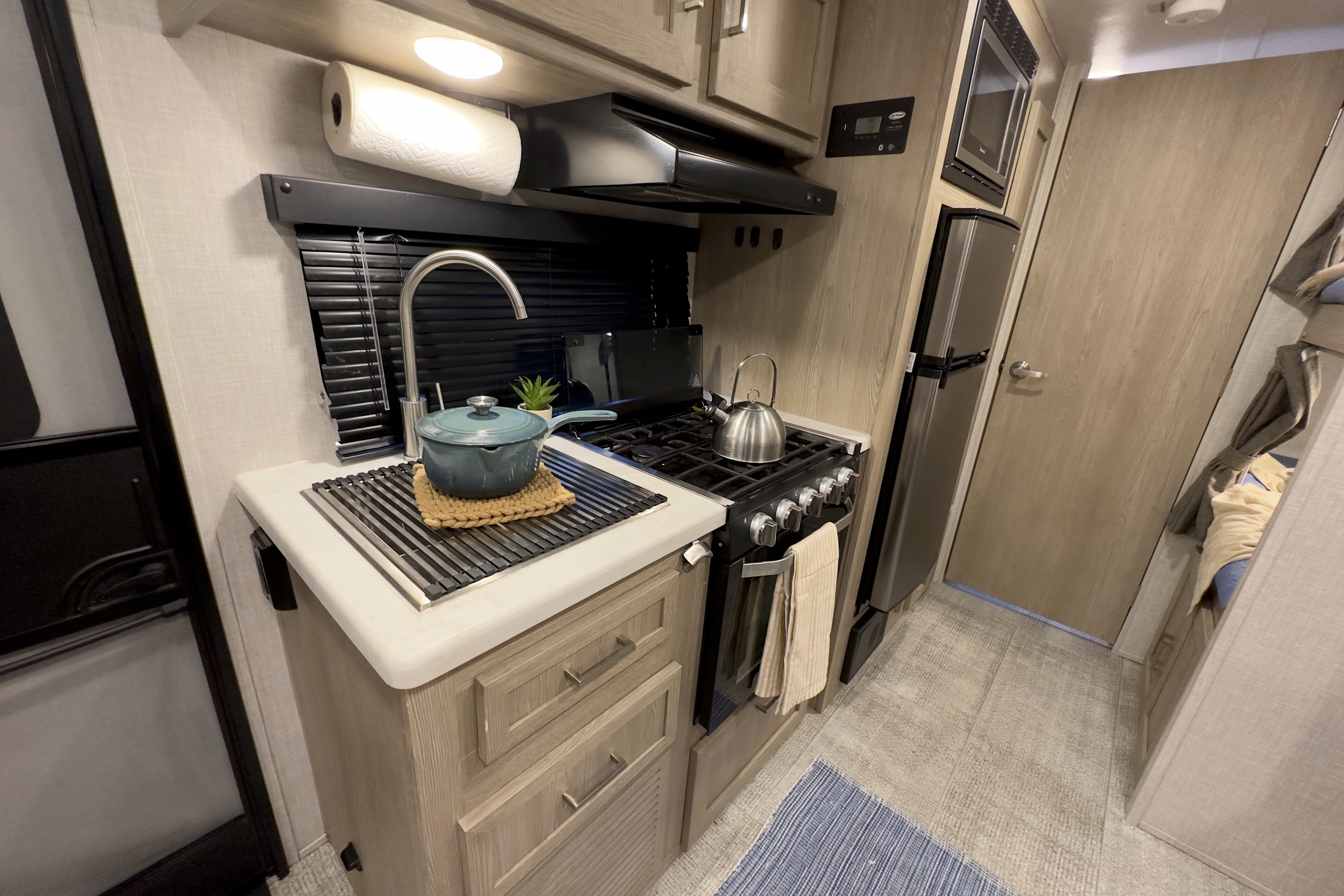 Modern, Light, and Spacious: 2021 Geo Pro Travel Trailer with Slide & Bunks
