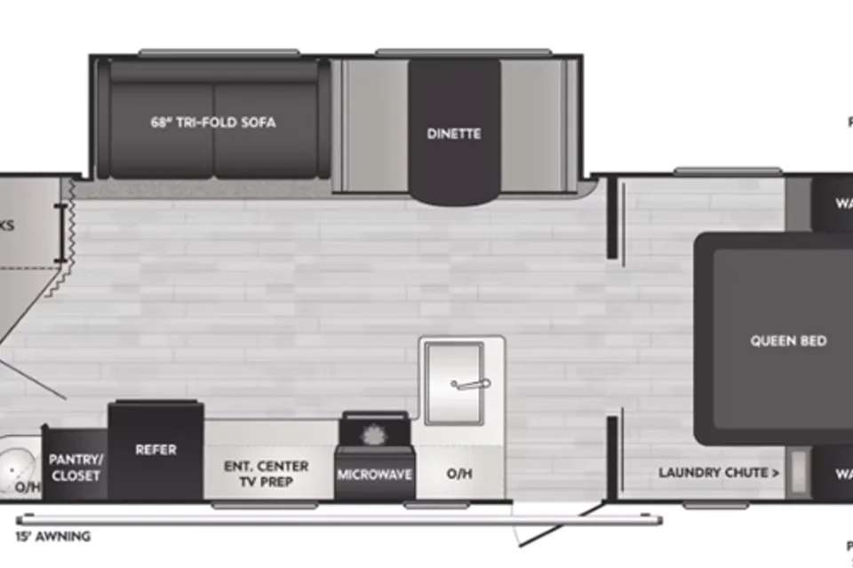 Keystone Bullet Crossfire 2730BH Travel Trailer