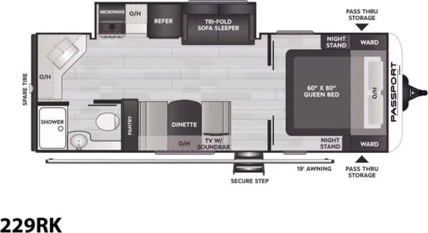 Keystone Passport Travel Trailer