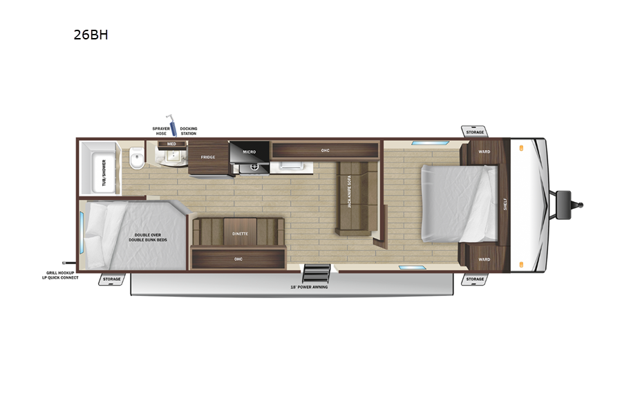 David's Highland Ridge RV Open Range 26BH Travel Trailer