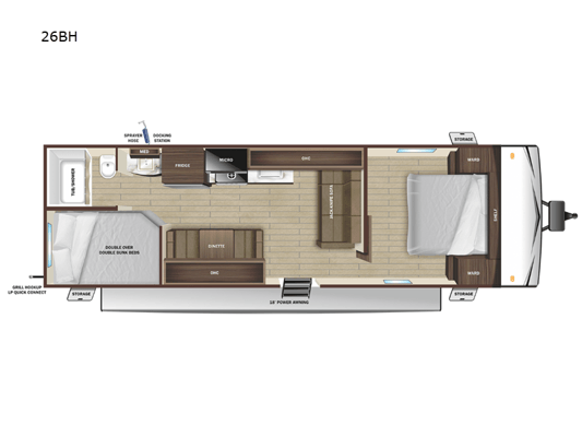 David's Highland Ridge RV Open Range 26BH Travel Trailer