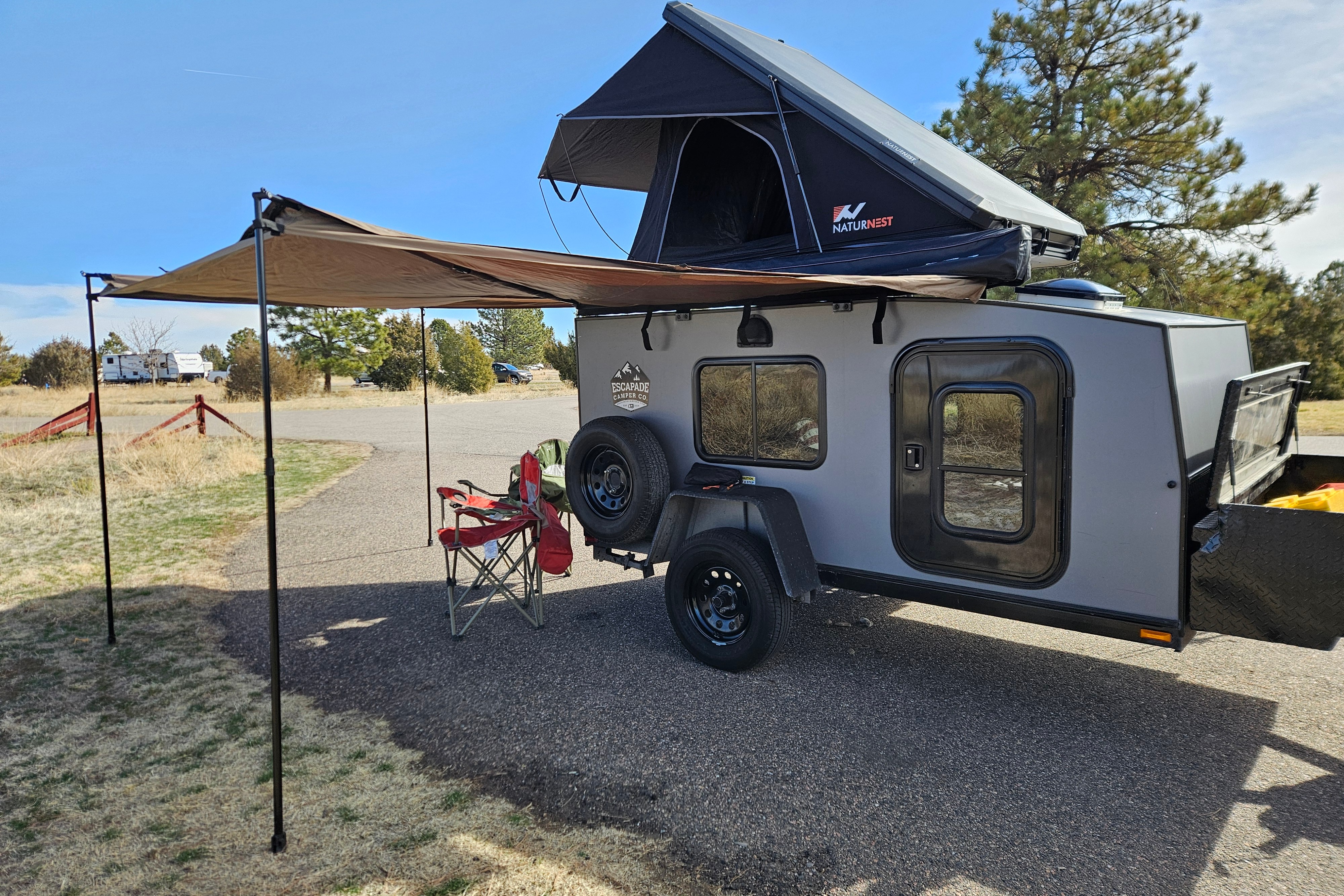 Adventure Off-Grid with Escapade Ridge Teardrop Trailer and Rooftop Tent