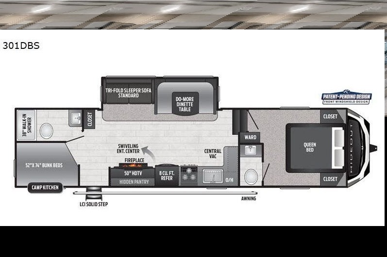 Andrew's Keystone HIDEOUT 301DBS Fifth Wheel