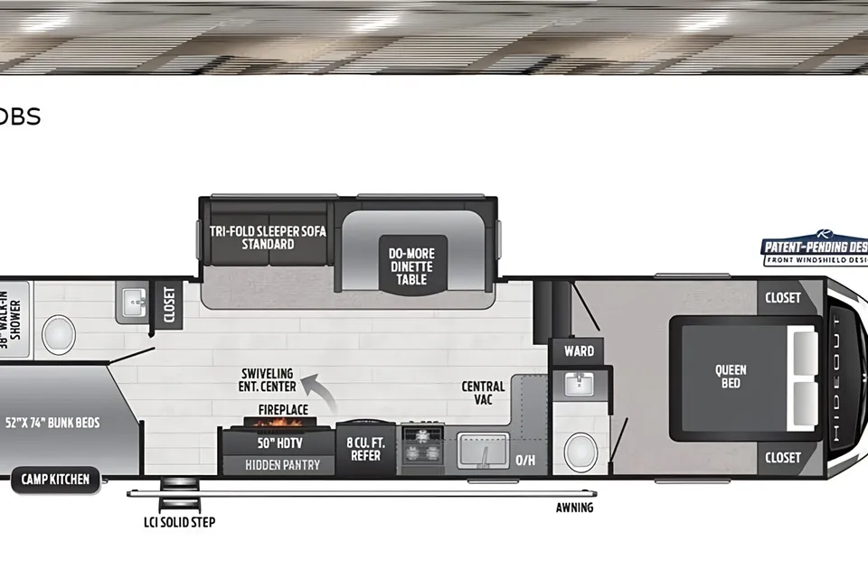 Andrew's Keystone HIDEOUT 301DBS Fifth Wheel