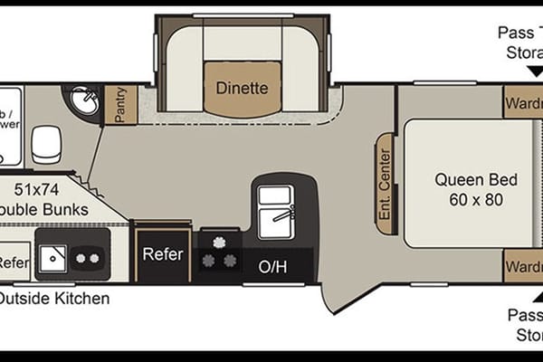 Keystone Passport 24BHS Travel Trailer