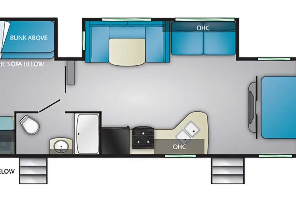 RAFO's Heartland Get Away Travel Trailer-⭐️ Bunkhouse ⭐️