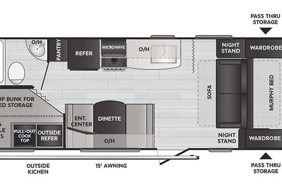 Full queen, plus 2 double bunks! Delivery available!