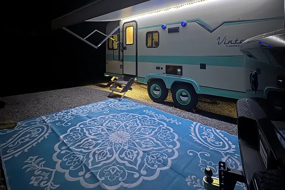 Austin's Gulf Stream Vintage cruiser Travel Trailer