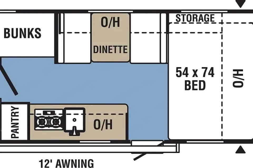 Like New Coachmen Clipper 17BH Travel Trailer