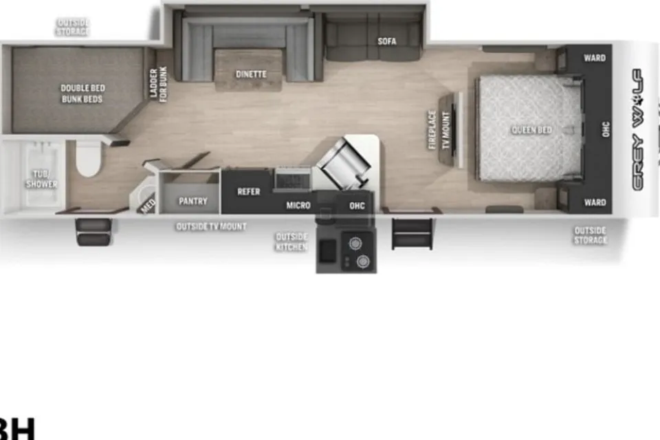 2021 Forest River Grey Wolf Bunkhouse - *PET FRIENDLY