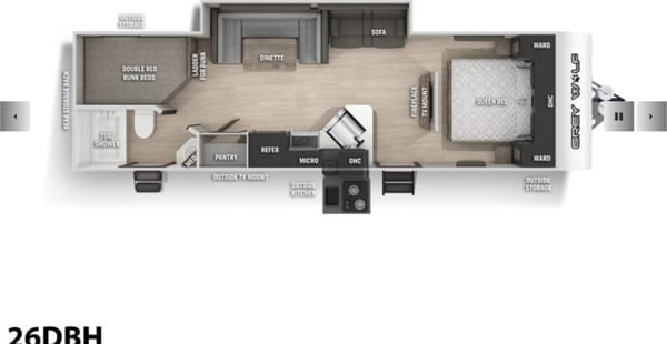 2021 Forest River Grey Wolf Bunkhouse - *PET FRIENDLY