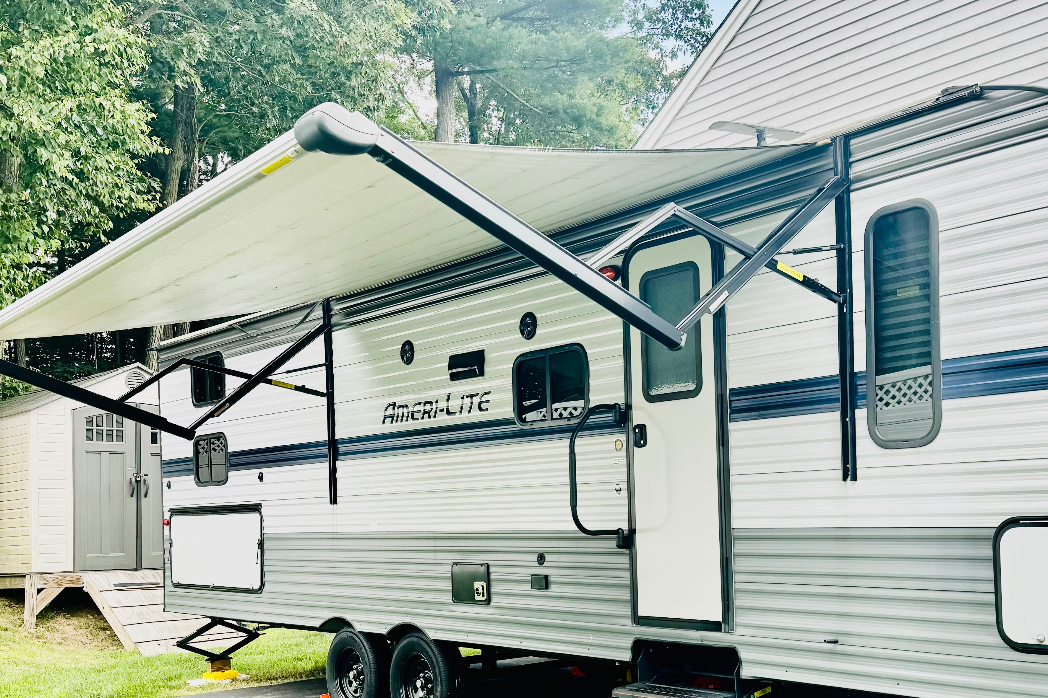 HOME-ON-THE-WHEEL spacious 2021 Gulf Stream Ameri-Lite Travel Trailer
