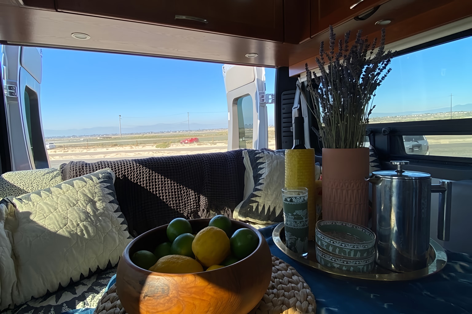 Luxury Class B Camper Van Glamping | King Bed, Bathroom, Generator