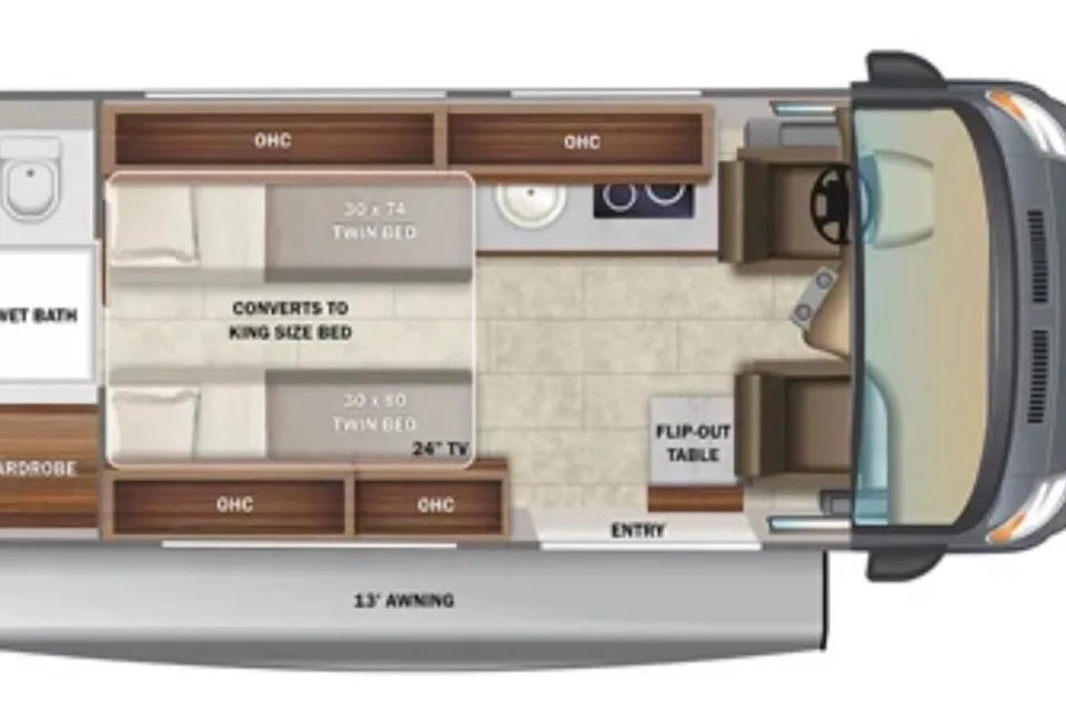 Le Swift T (twin beds)