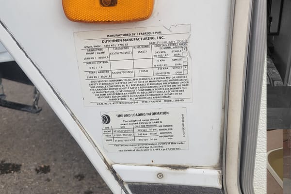 Kasz's Dutchman Fourwinds Travel Trailer