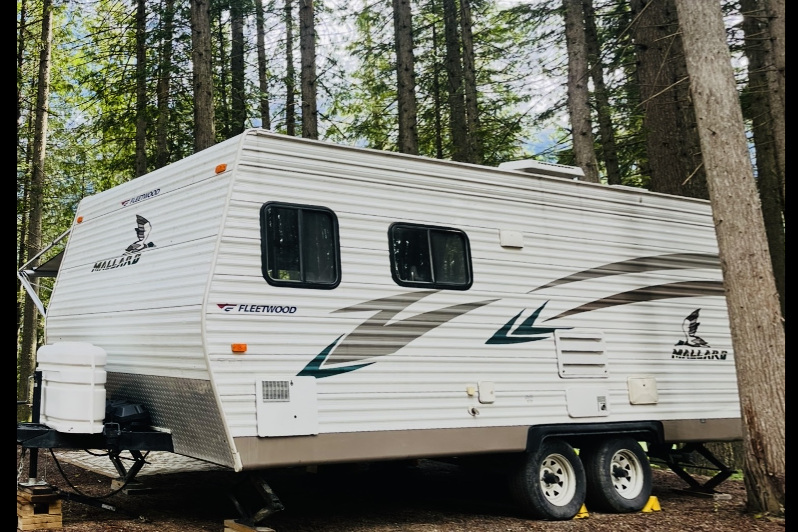 Britt and Brett’s Fleetwood Mallard Travel Trailer