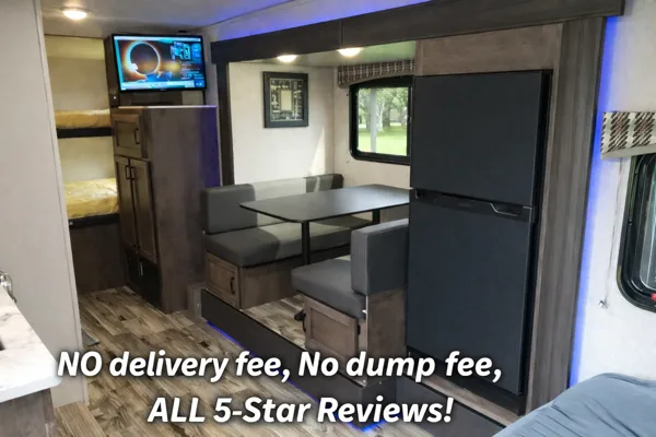 NO delivery fee, No dump fee, ALL 5 Star Reviews!