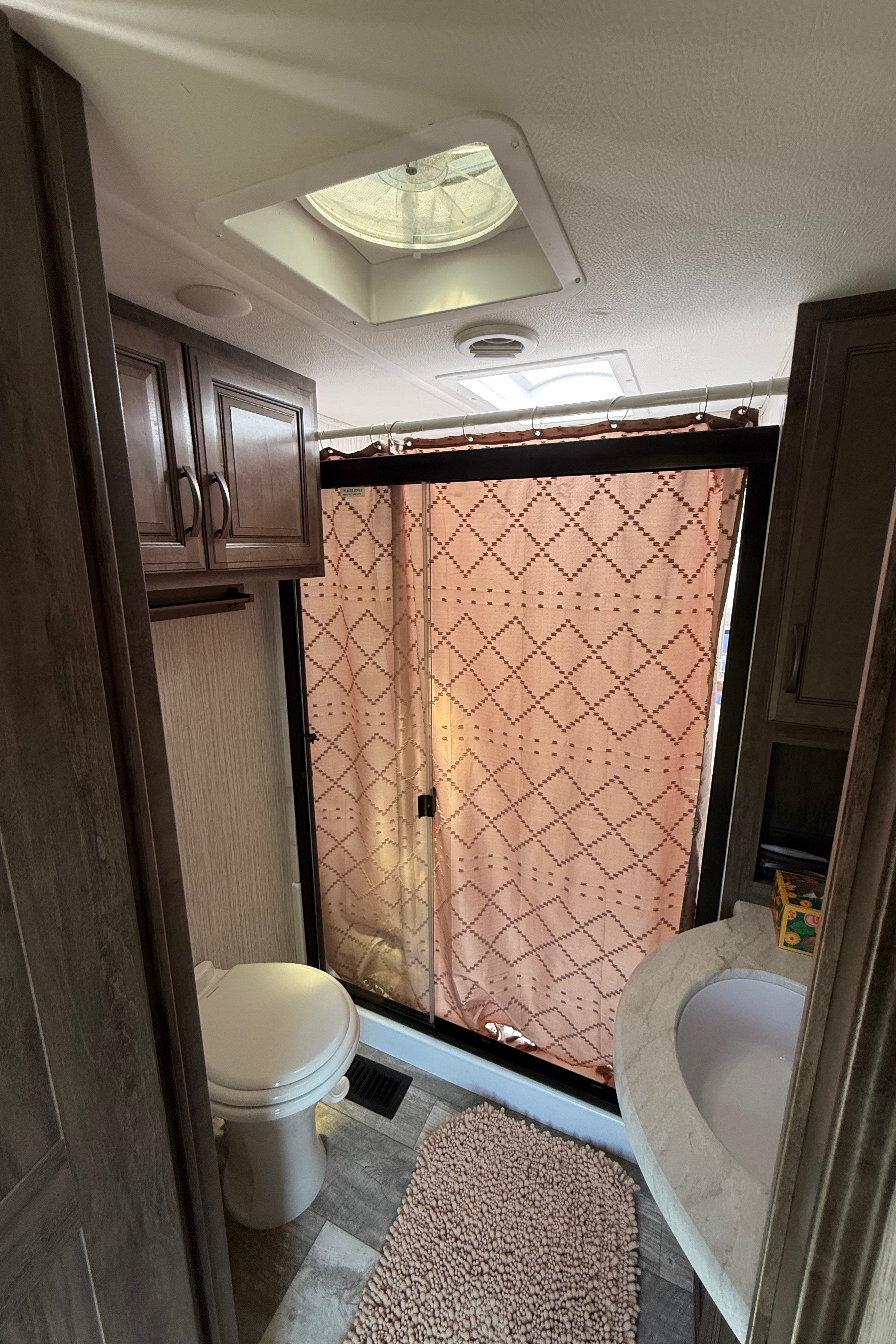Camp with Comfort  Forest River Sandpiper 384QB0K Fifth Wheel