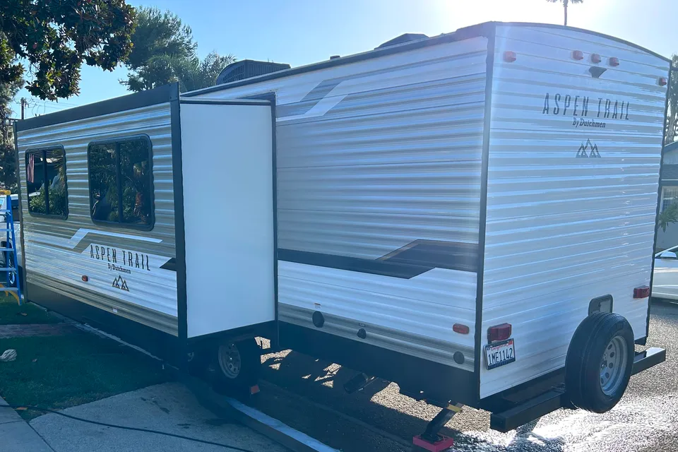 Adventure awaits in this travel trailer