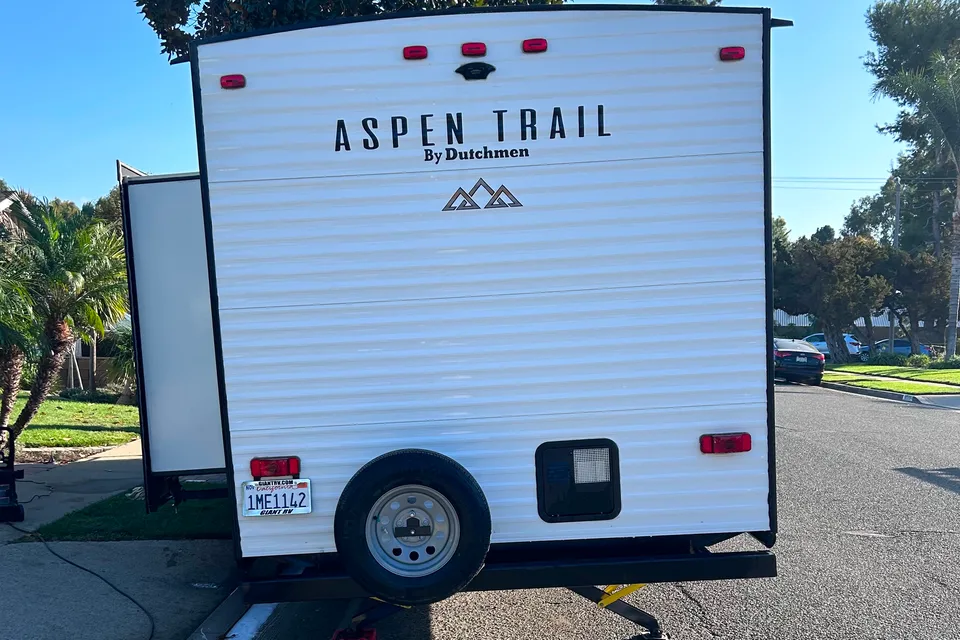 Adventure awaits in this travel trailer