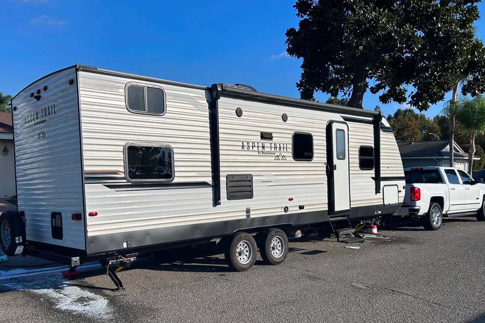 Adventure awaits in this travel trailer