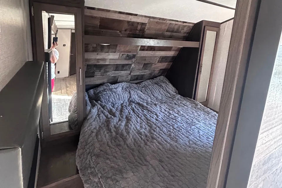 Adventure awaits in this travel trailer
