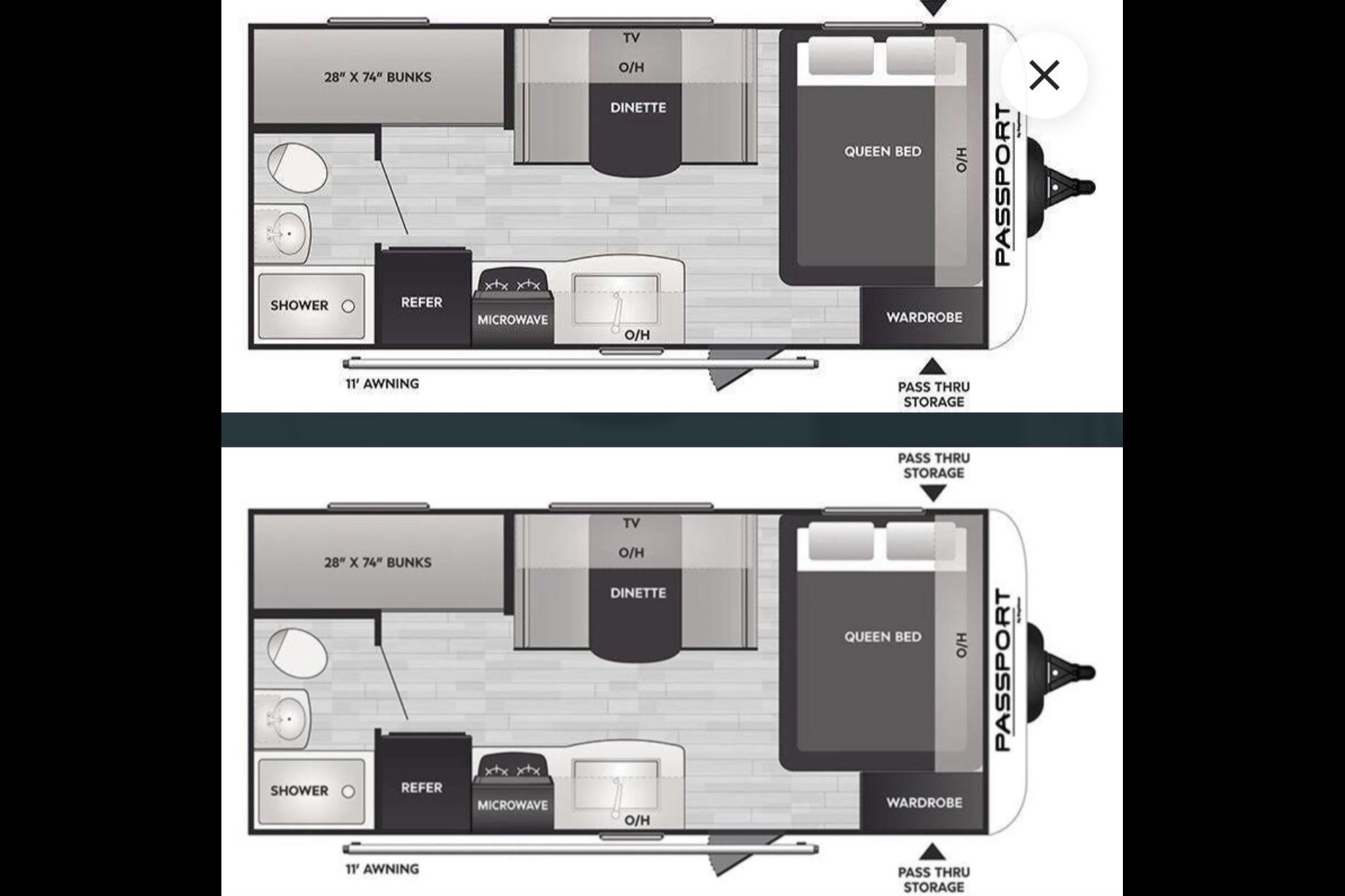 Keystone Passport Classic (170BH) Travel Trailer