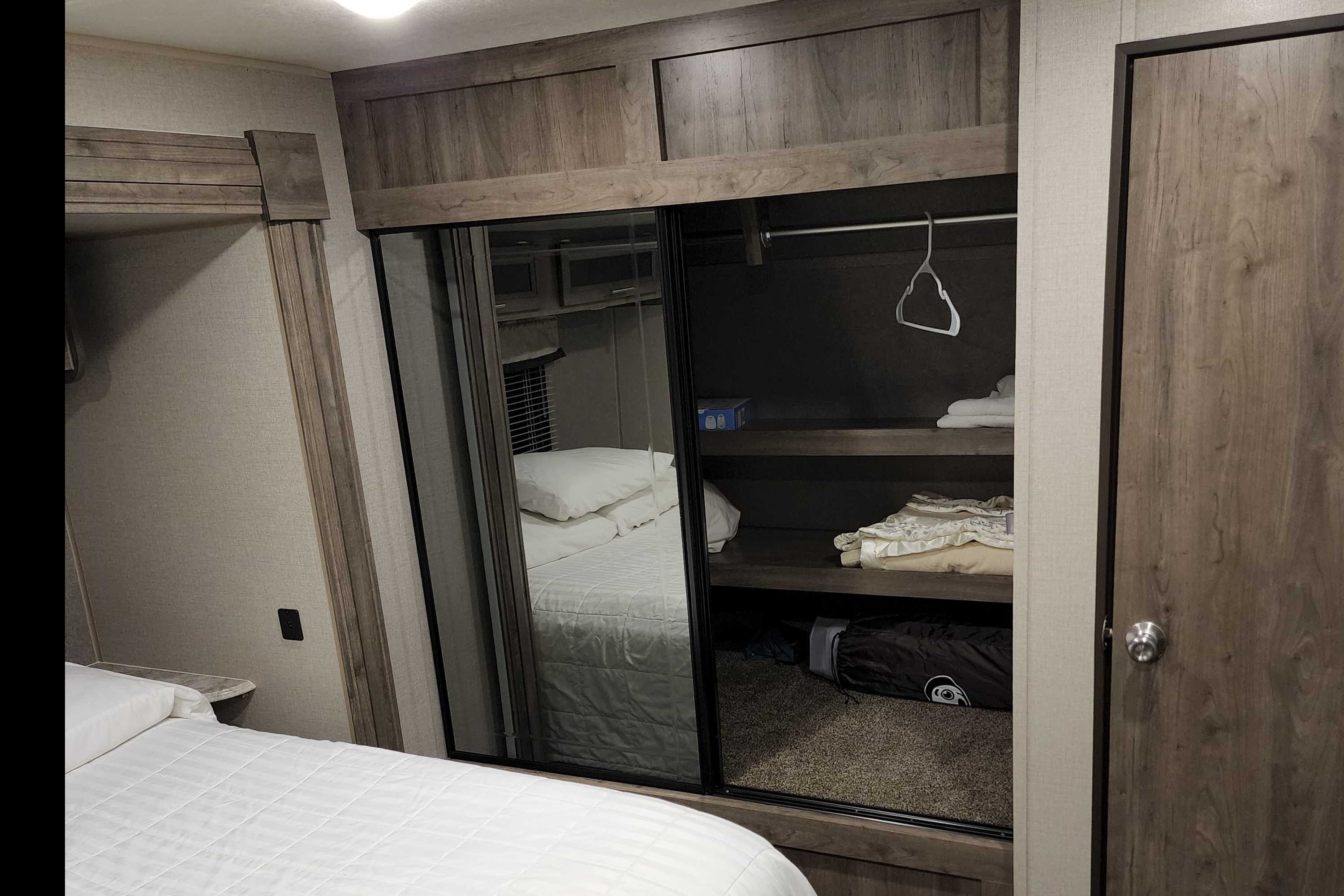 34 foot 3 slide out 2020 forest river 34bhts travel trailer