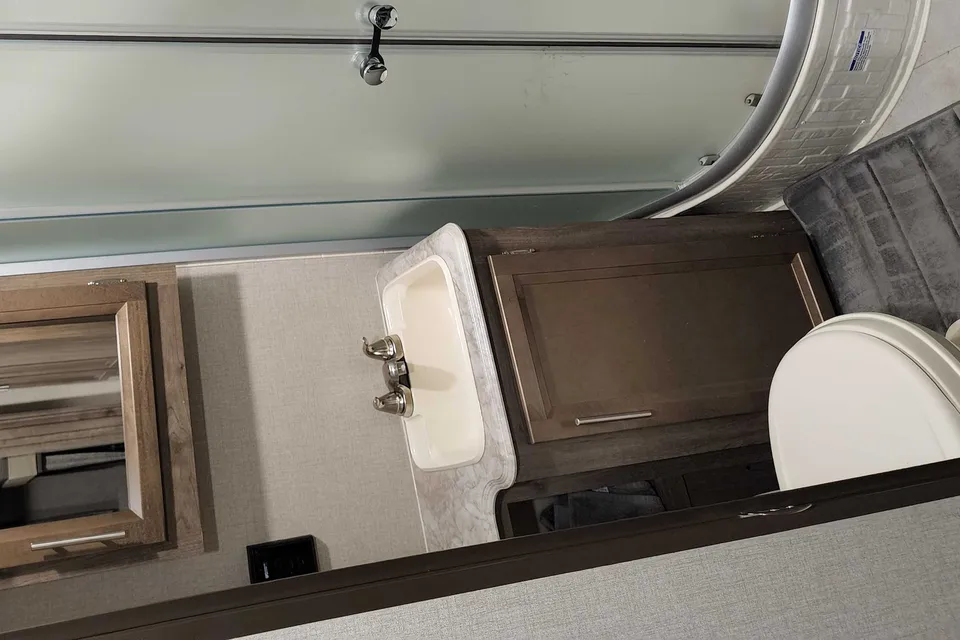 34 foot 3 slide out 2020 forest river 34bhts travel trailer