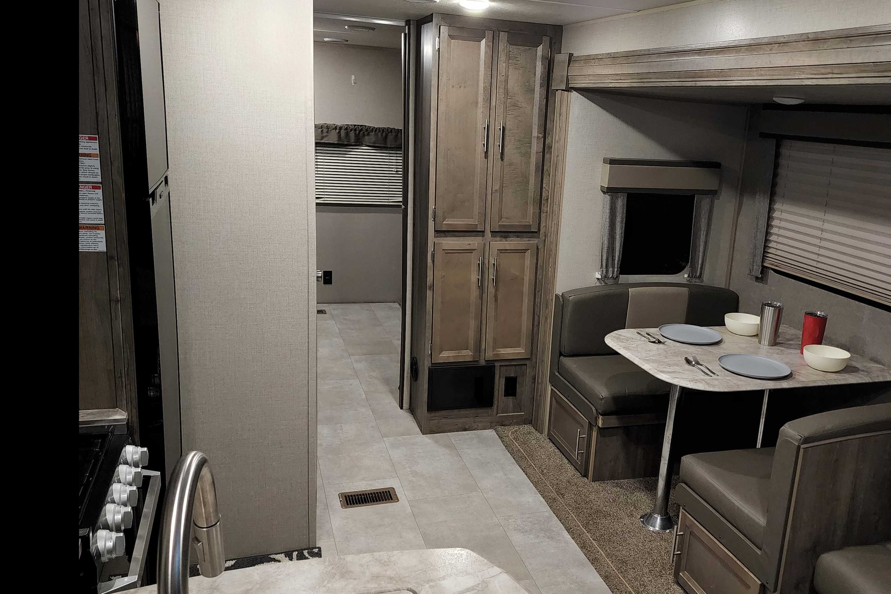 34 foot 3 slide out 2020 forest river 34bhts travel trailer